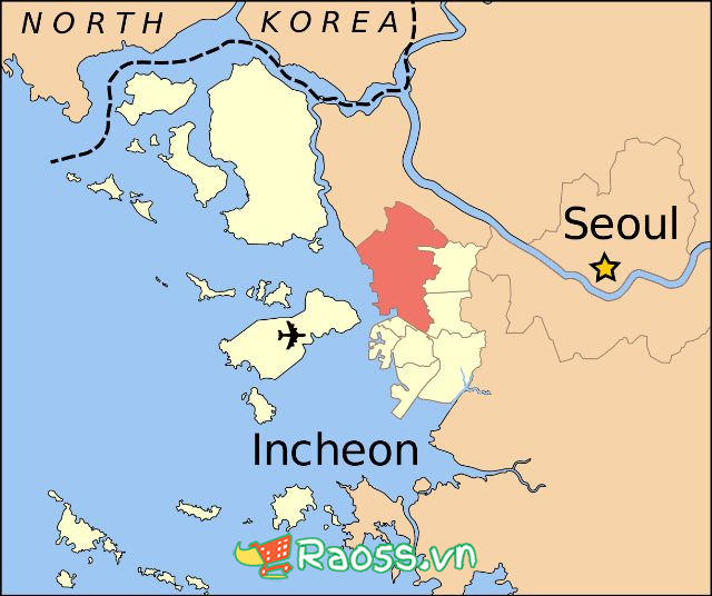 Cước vận chuyển từ Incheon, Hàn Quốc về Cát Lái