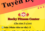 Rocky Fitness Center cần tuyển sales và huấn luyện viên
