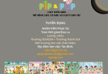 Pip & Pop café with Kids tuyển nhân viên phục vụ