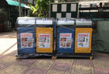 Nhận sản xuất thùng rác inox 3 ngăn theo yêu cầu - Ms Thanh 0913 819 238 