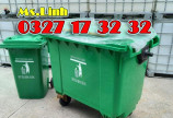 Đại lý thùng rác 660 lít, xe gom rác 660 lít nhựa HDPE giá rẻ HCM, HN