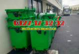 Đại lý thùng rác 660 lít, xe gom rác 660 lít nhựa HDPE giá rẻ HCM, HN