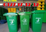 Sỉ thùng rác 240L nhựa HDPE, thùng rác công cộng phân loại rác tại nguồn HCM, HN