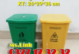 Phân phối sỉ/lẻ thùng rác y tế 15 lít đạp chân có logo theo thông tư 20/2021 của BYT