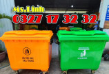 Kho sỉ thùng rác nhựa 1100 lít HDPE nguyên sinh, giá tốt HCM-HN