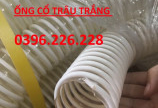 Ống gân nhựa trắng, ống gân nhựa nổi phi 40, phi 50, phi 60 cuộn dài 30m háng có sẵn giá rẻ,dùng hút hạt nhựa.