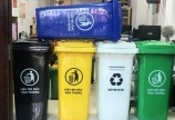 Thùng rác 120 lít nhựa HDPE thùng rác công cộng giá rẻ