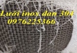 Lưới inox đan 304 - Chính hãng -Giá tốt - Sản xuất theo yêu cầu 