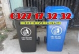 Giá thùng rác công cộng 120 lít rẻ tại kho sỉ liên hệ ngay