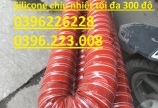 Ống silicone chịu nhiệt , chống cháy - ống mềm silicone màu đỏ phi 200 dùng dẫn khí nóng  cây dài 4m