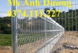 Sản Xuất Lưới thép hàng rào sơn tĩnh điện D5 mắt 50x200