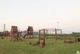 Lắp đặt khu vận động liên hoàn gỗ cho sân chơi trẻ em