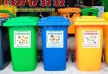 Giá thùng rác nhựa 240 lít quận 12 Minh Khang
