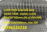 Cung cấp lưới thép hàn D4 a(50 *50)mm, lưới đổ sàn hàng cos sẵn