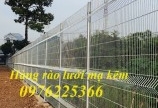 Hàng rào mạ kẽm D5A50x150, D5A50x200